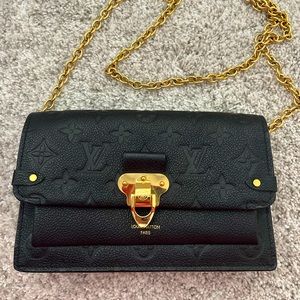 Black Louis Vuitton Cross Body Bag